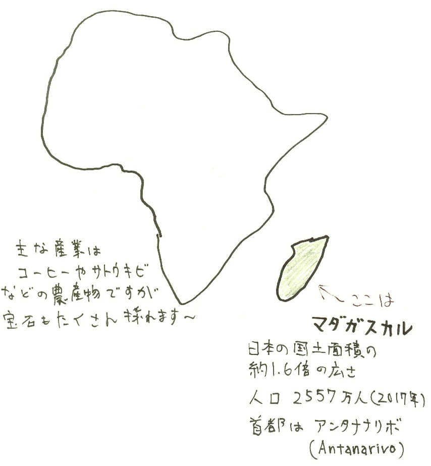 アフリカの地図_マダガスカル