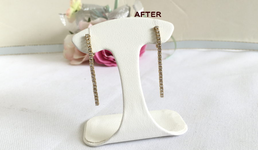 ピアスをイヤリング加工