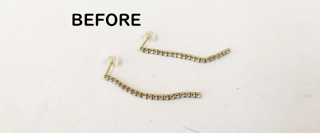 BEFOREピアスをイヤリングに加工_2021年